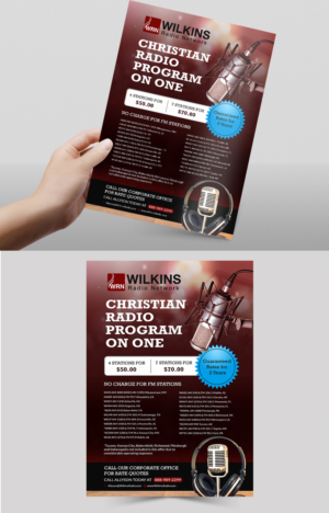 Wilkins Christian Radio needs a marketing flyer. | Flyer-Design von Deepak_9_Malhotra
