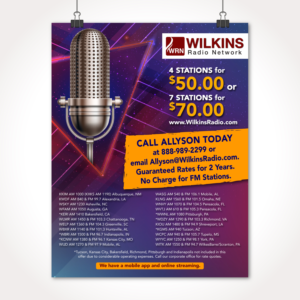 Flyer-Design von Annie Creative Service für Wilkins Radio Network | Design #23451903