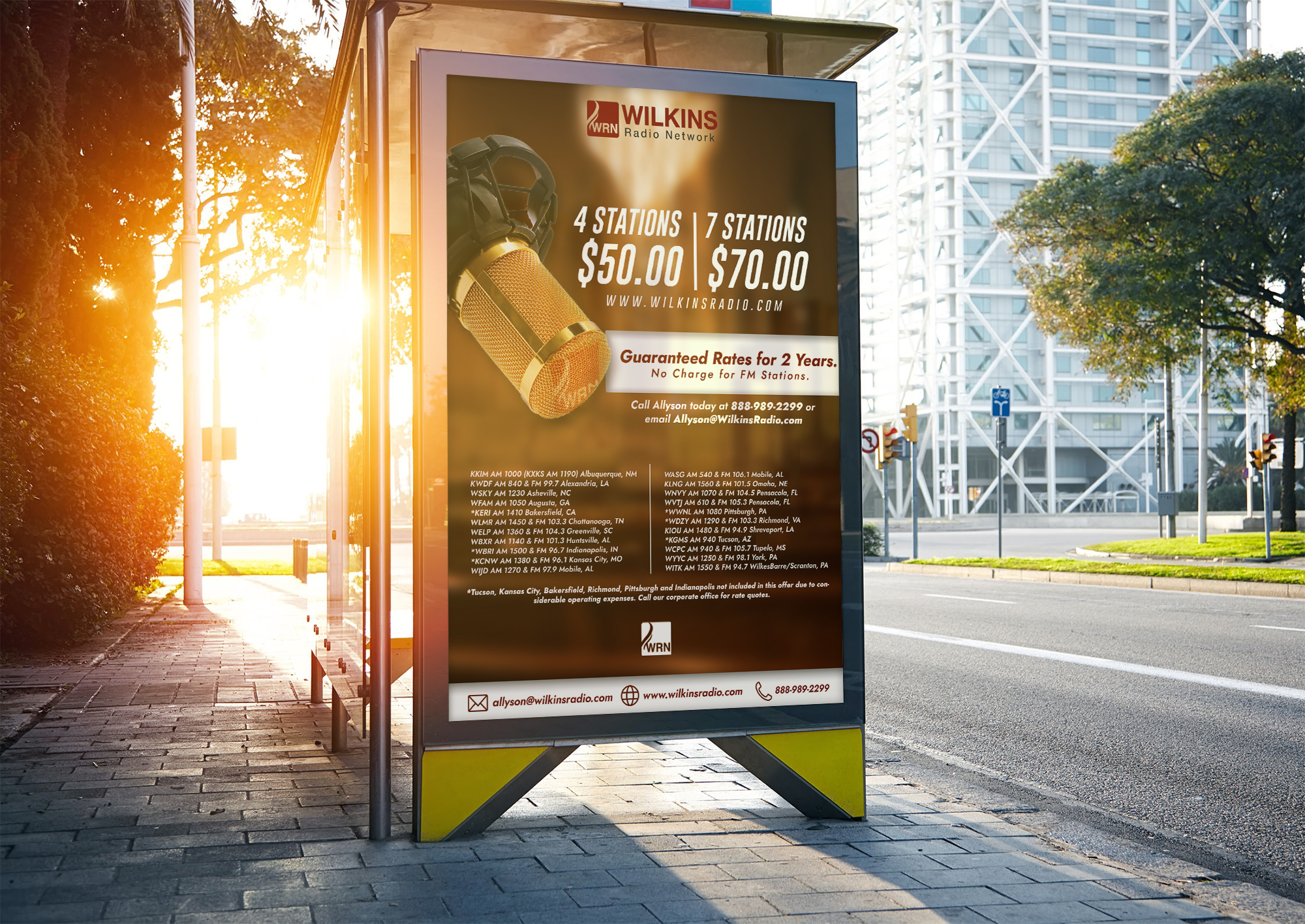 Flyer Design by Atroxic Design for Wilkins Radio Network | Design #23452616