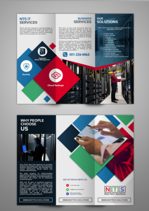 Next Tech Solutions - IT Support Tri-Fold | Diseño de Flyer por Adnan.design