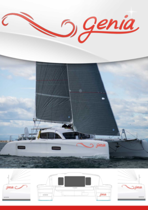 New sail catamaran needs a design for its hulls | Design Vectoriel par Falih A