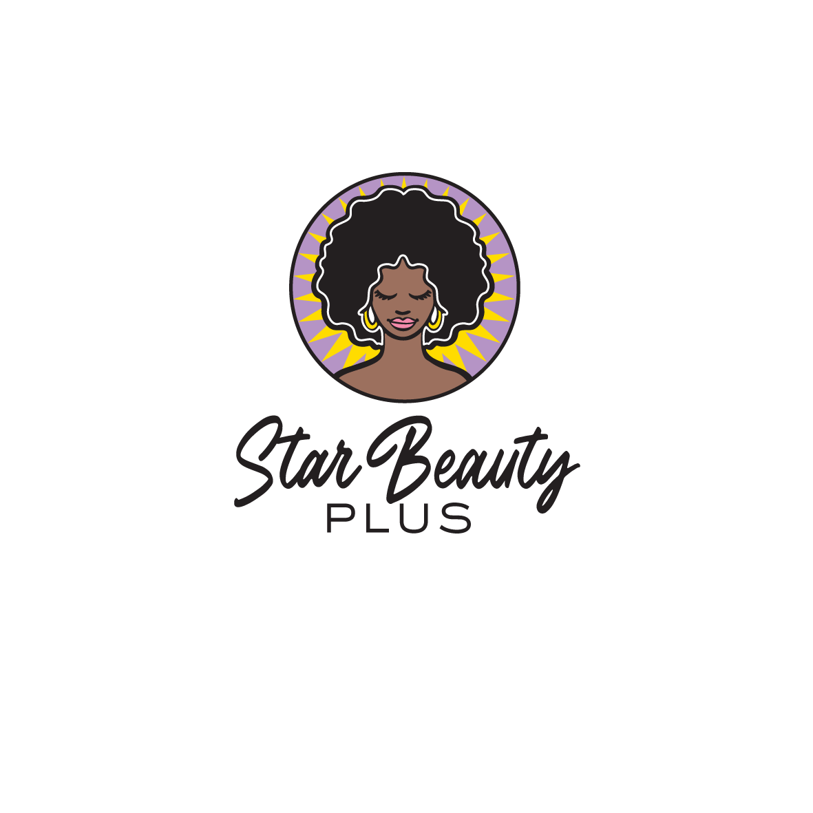 Logo Design by Samantha Ward Design for Star Beauty Plus  | Design #23454408
