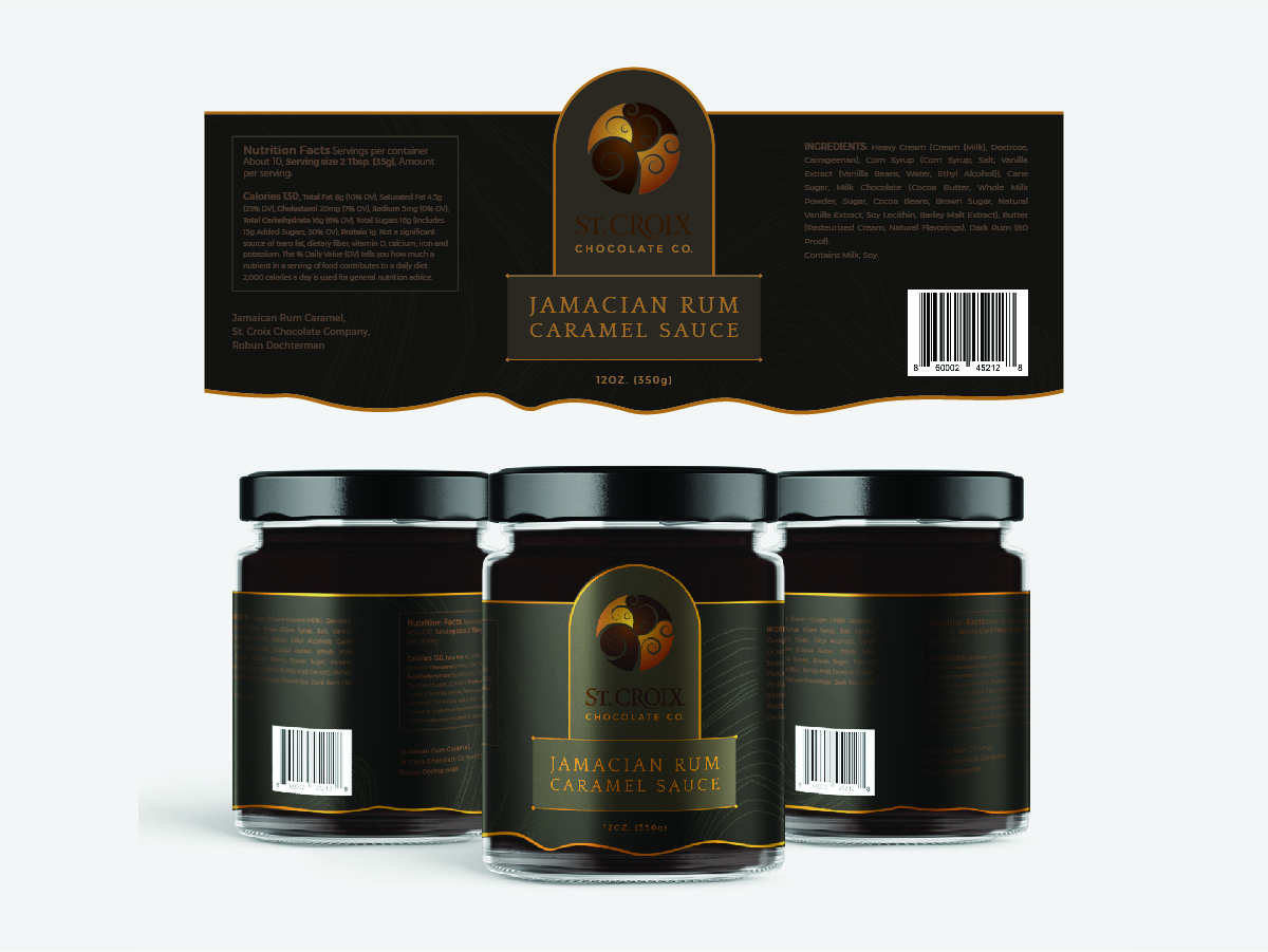 Etikett-Design von raphis für St. Croix Chocolate Company | Design #23462737