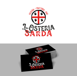 L-Osteria Sarda - Pizzeria, Trattoria, Bar | Logo Design by trufya