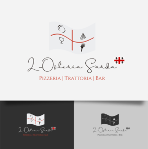 L-Osteria Sarda - Pizzeria, Trattoria, Bar | Logo Design by rafaeldsgn
