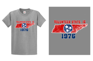 Tennessee State Tee with basic retro feel | T-shirt Design by NILDesigns