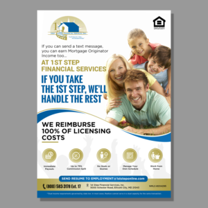 Flyer Design by aspiremedia for 1st Step Financial Services, Inc. | Design: #23459165