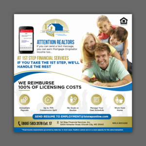Flyer Design by aspiremedia for 1st Step Financial Services, Inc. | Design: #23459727