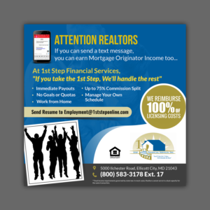 Flyer Design by aspiremedia for 1st Step Financial Services, Inc. | Design: #23459780