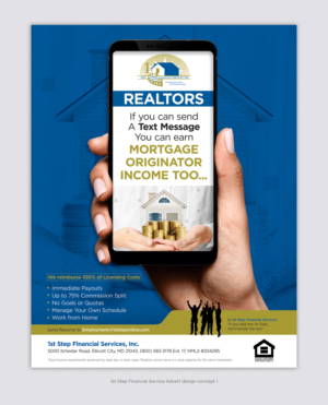 Flyer-Design von D Creative für 1st Step Financial Services, Inc. | Design: #23458037