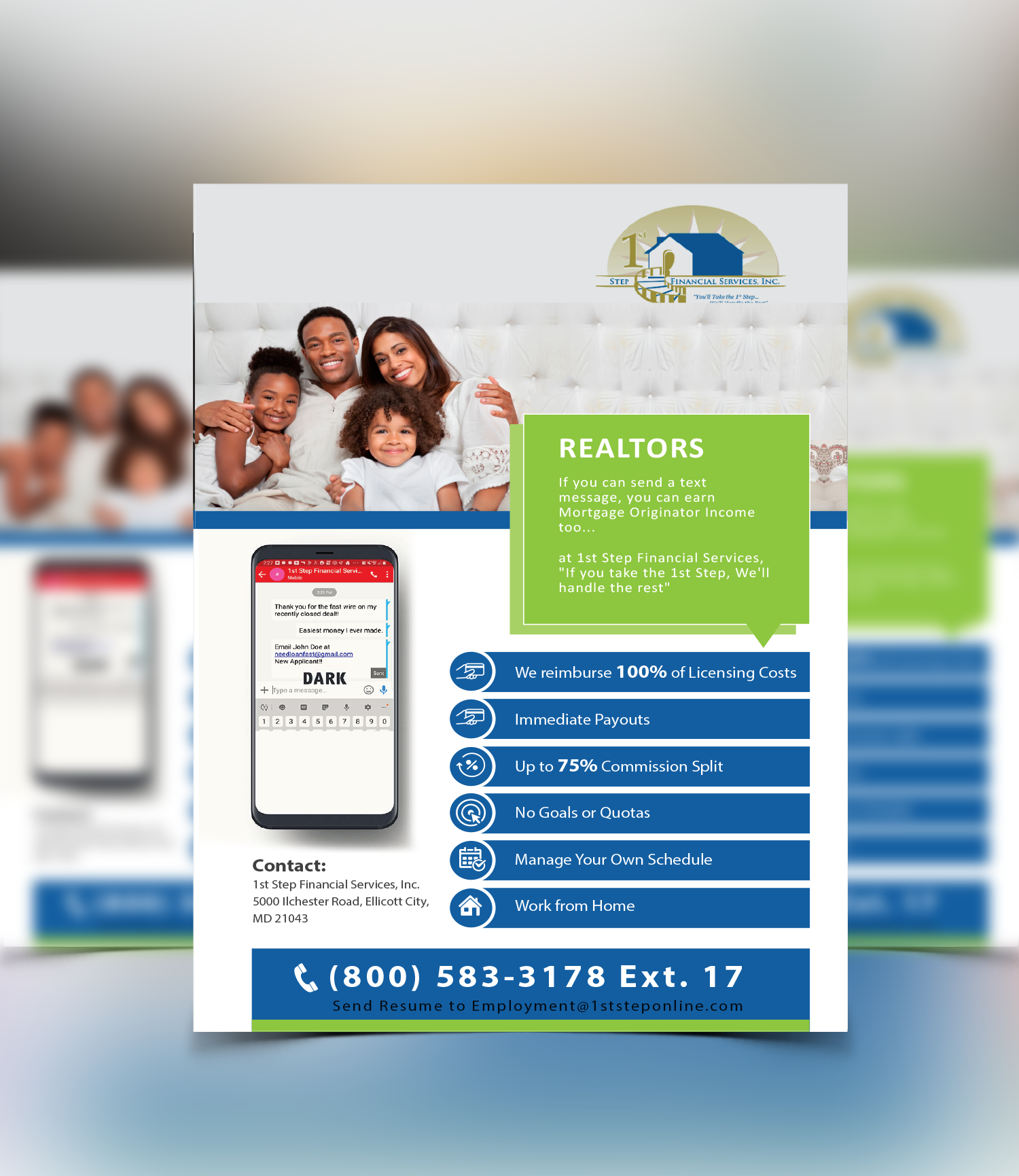 Flyer-Design von nafizrahat für 1st Step Financial Services, Inc. | Design #23452621