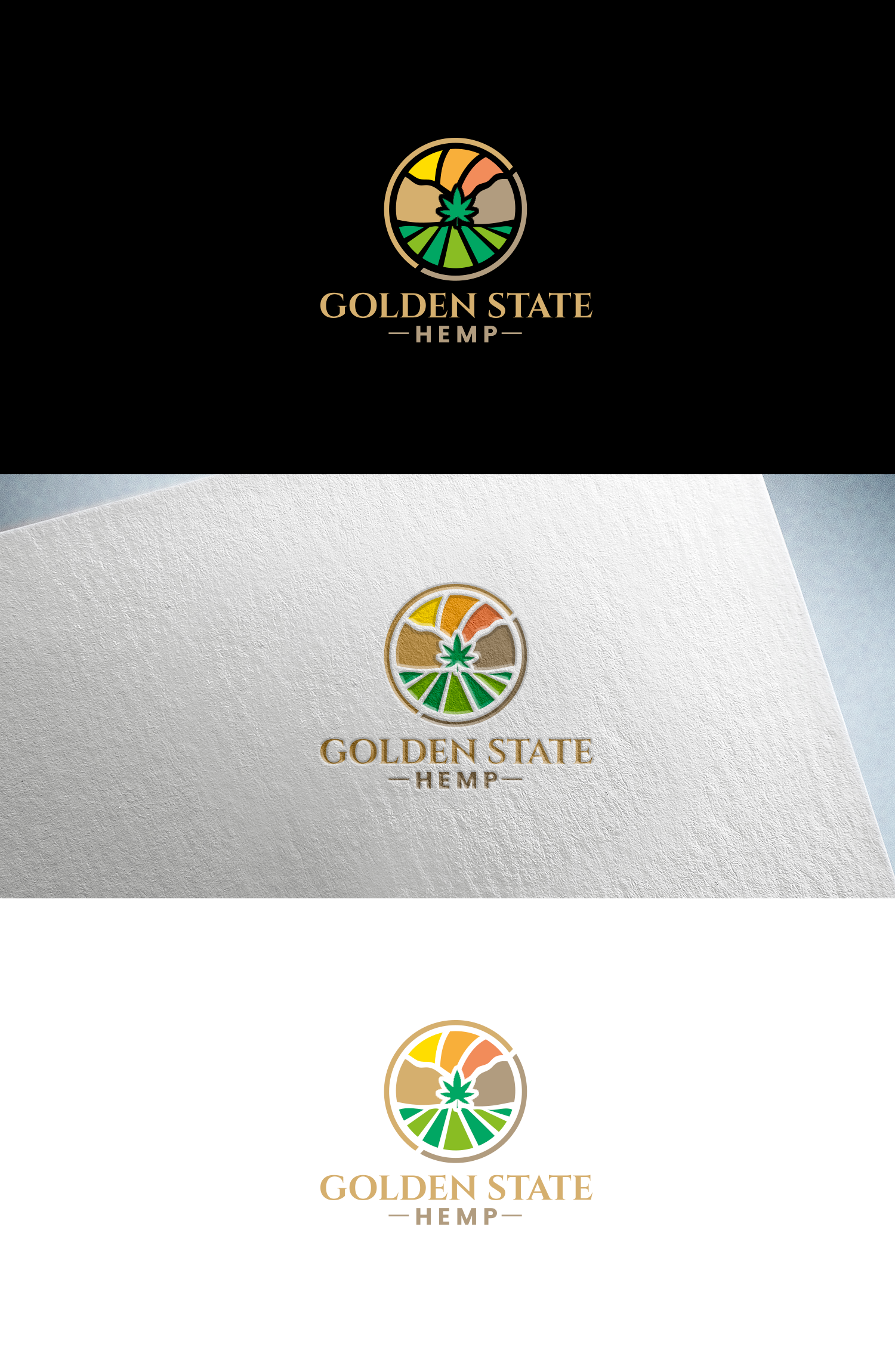 Logo Design by Taya Bright for Golden State Hemp | Design #23460504