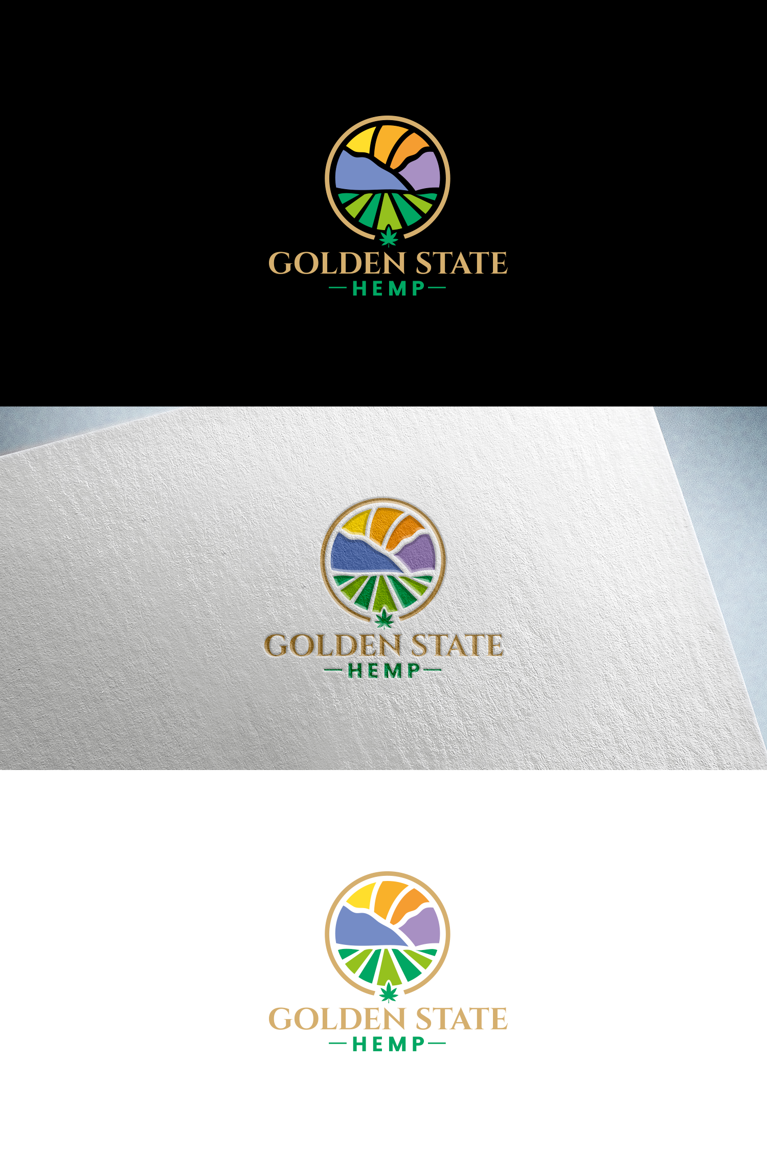 Logo Design by Taya Bright for Golden State Hemp | Design #23460505