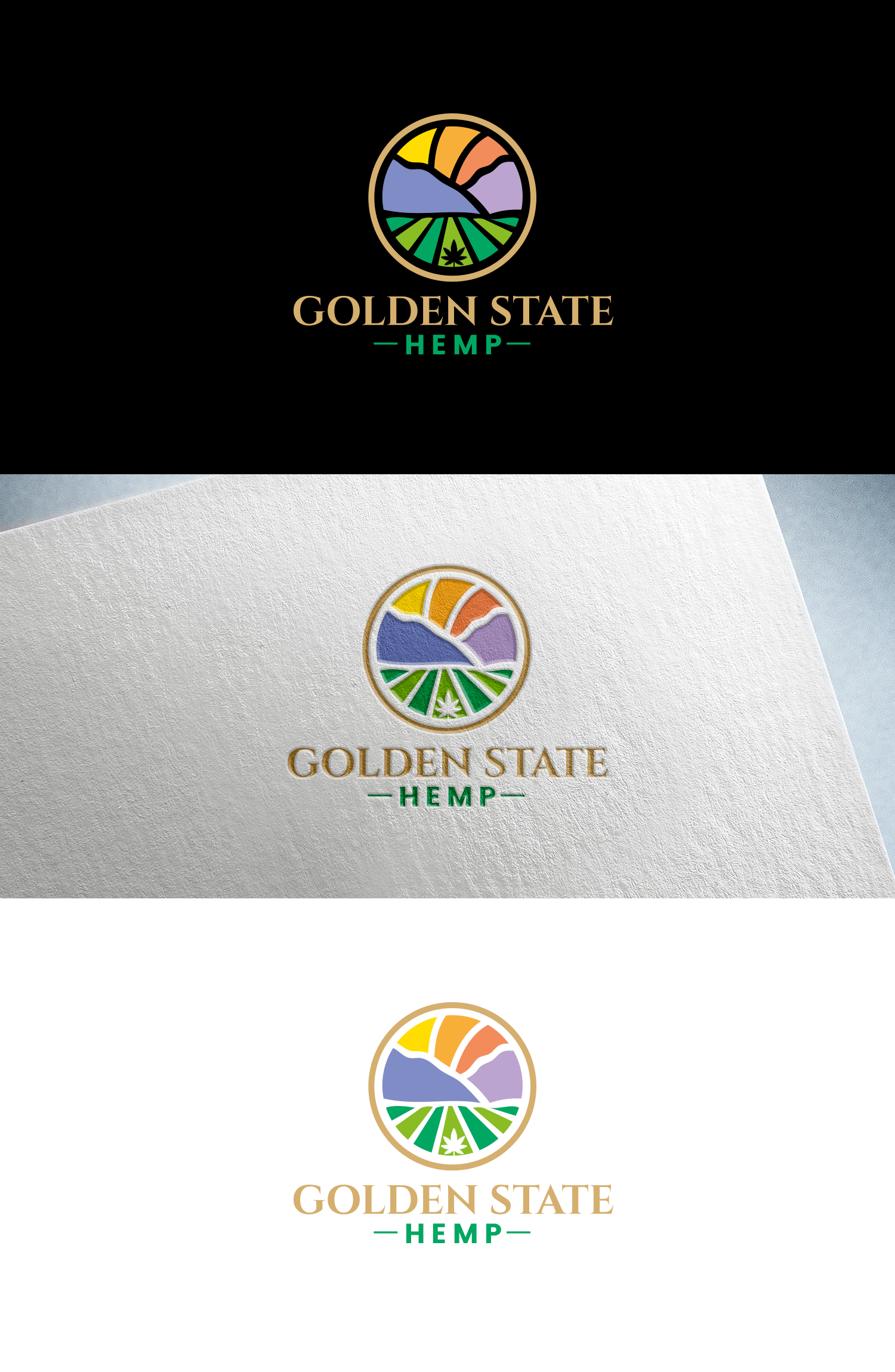 Logo Design by Taya Bright for Golden State Hemp | Design #23460506