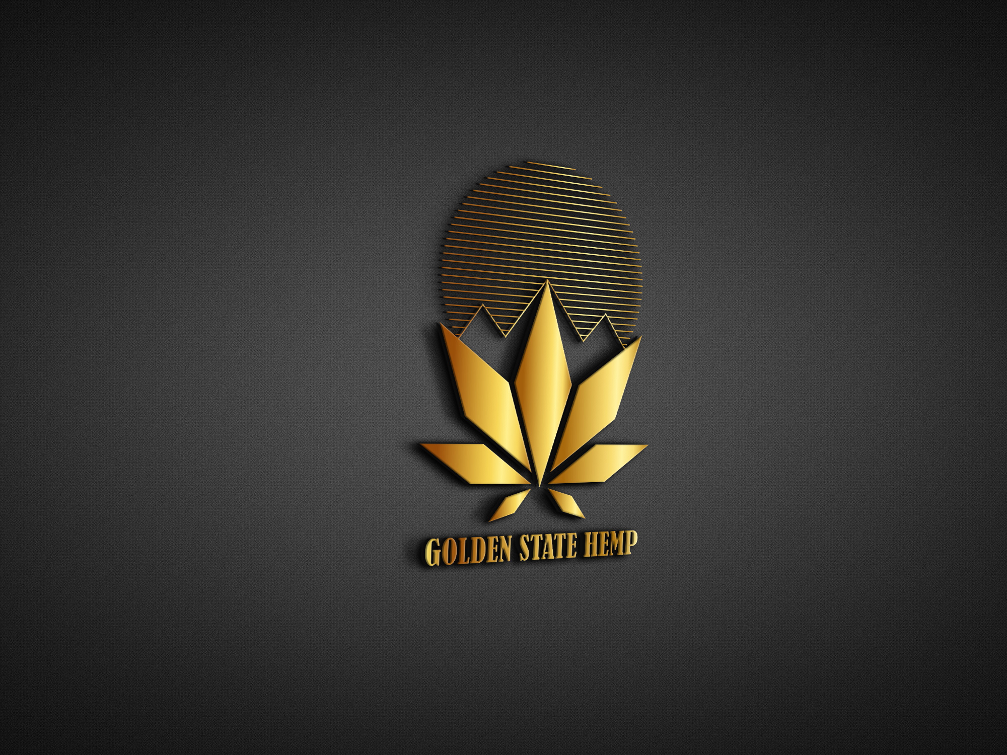 Logo Design by Mahesh_07 for Golden State Hemp | Design #23455379