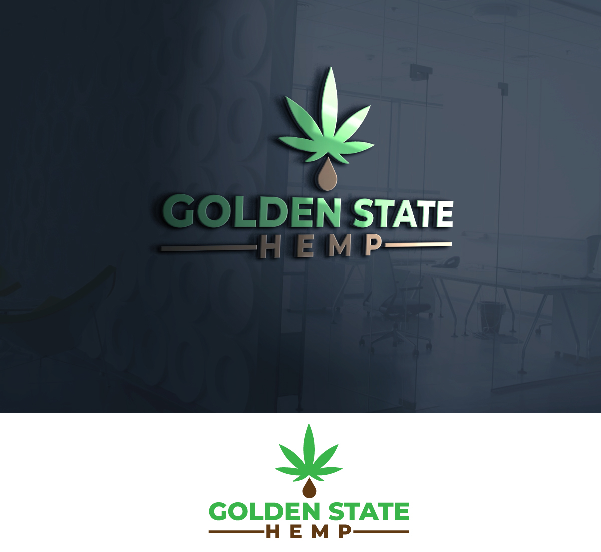 Logo Design by Nova Tech Solutions for Golden State Hemp | Design #23456964