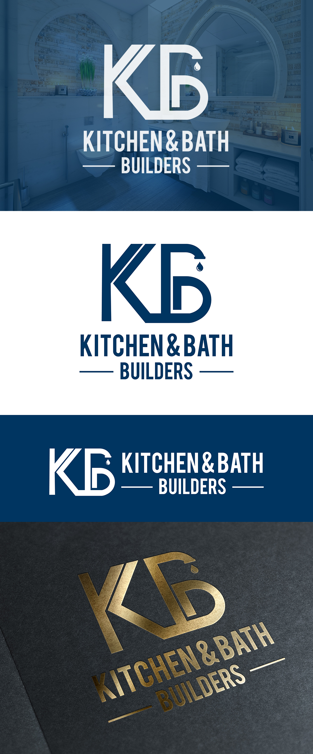 Business Card Design by Gexton for Kitchen and bath builders | Design #23463979