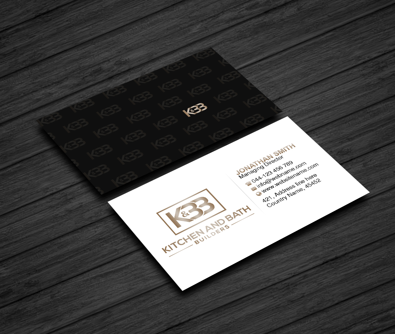 Business Card Design by Creations Box 2015 for Kitchen and bath builders | Design #23484404