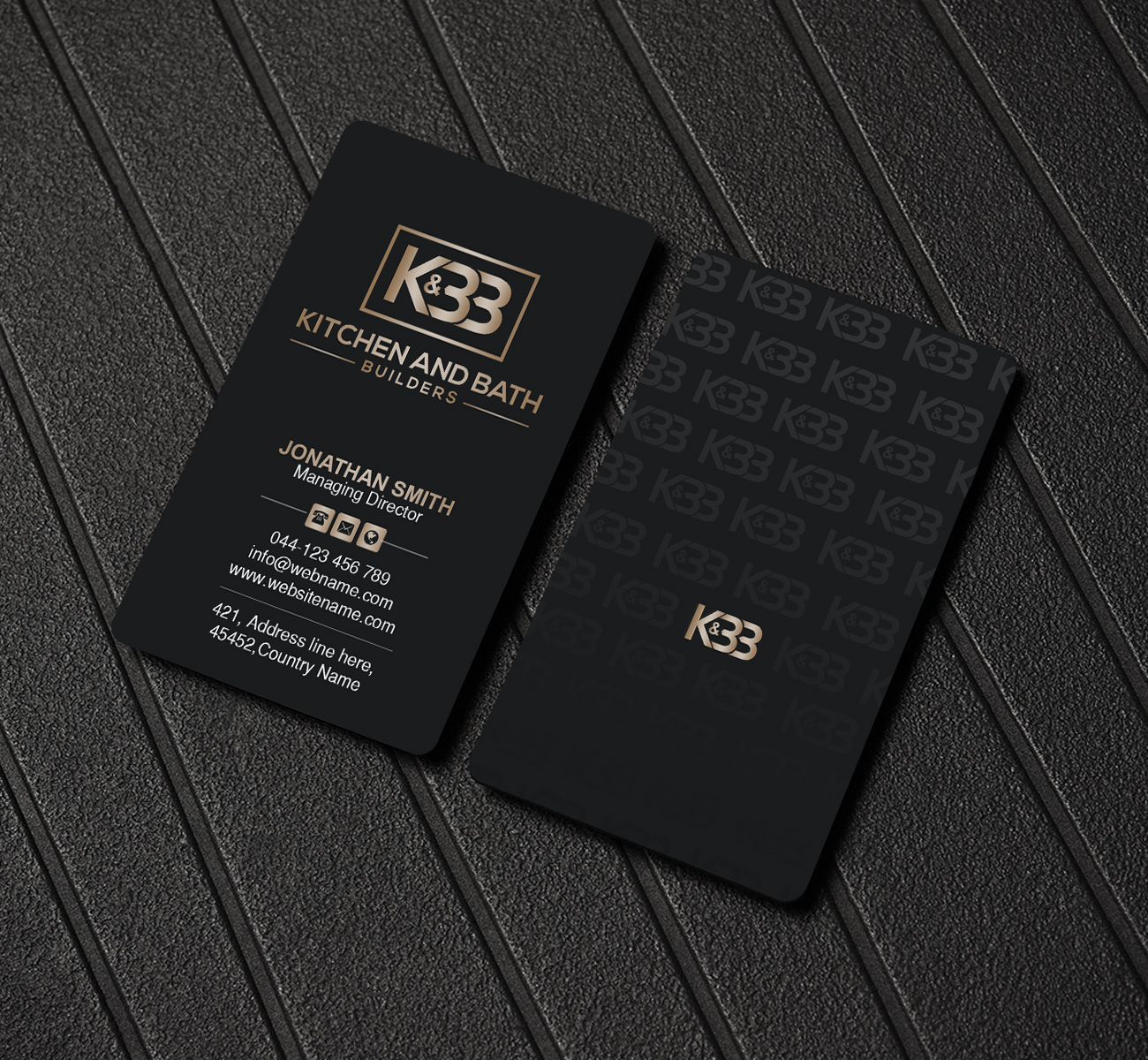 Business Card Design by Creations Box 2015 for Kitchen and bath builders | Design #23487074
