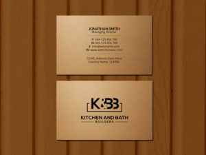 Diseño de Tarjeta de Presentación por Creations Box 2015 para Kitchen and bath builders | Diseño: #23488182