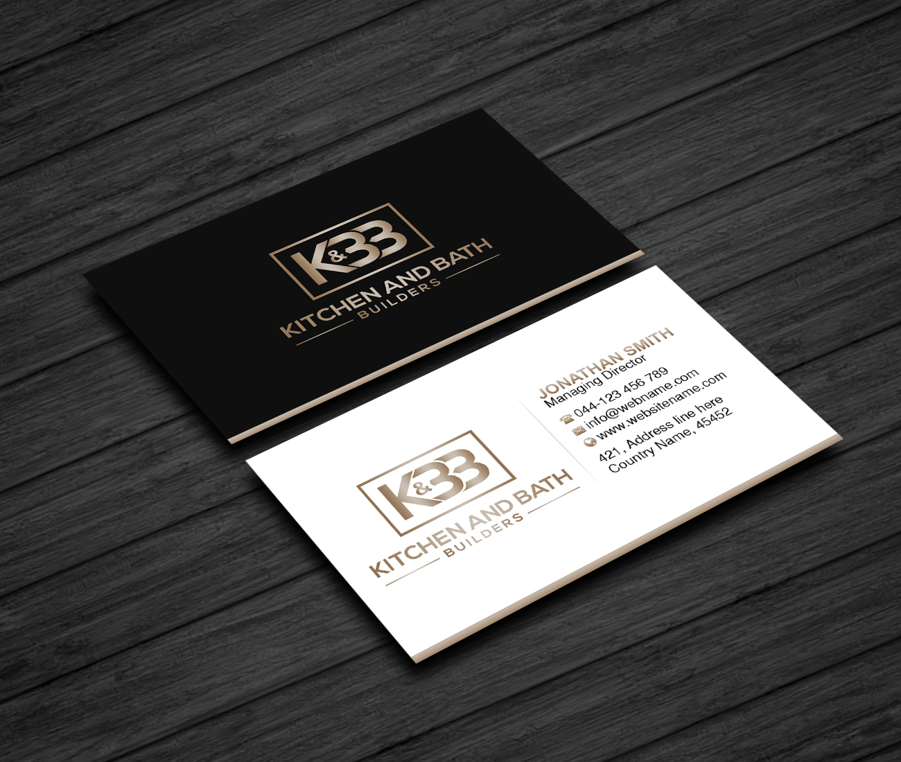 Business Card Design by Creations Box 2015 for Kitchen and bath builders | Design #23488183