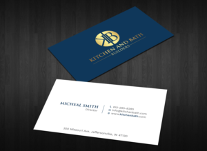 Visitenkarten-Design von Tripti Ranjan Gain für Kitchen and bath builders | Design: #23478369