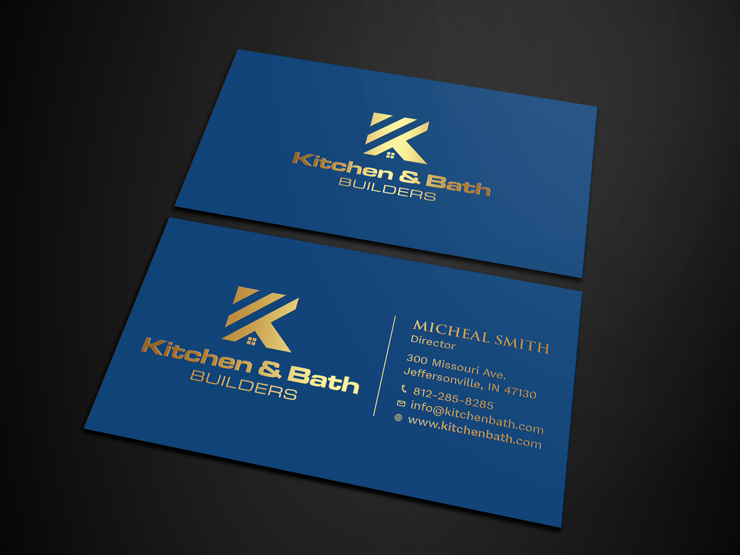 Business Card Design by Tripti Ranjan Gain for Kitchen and bath builders | Design #23478375