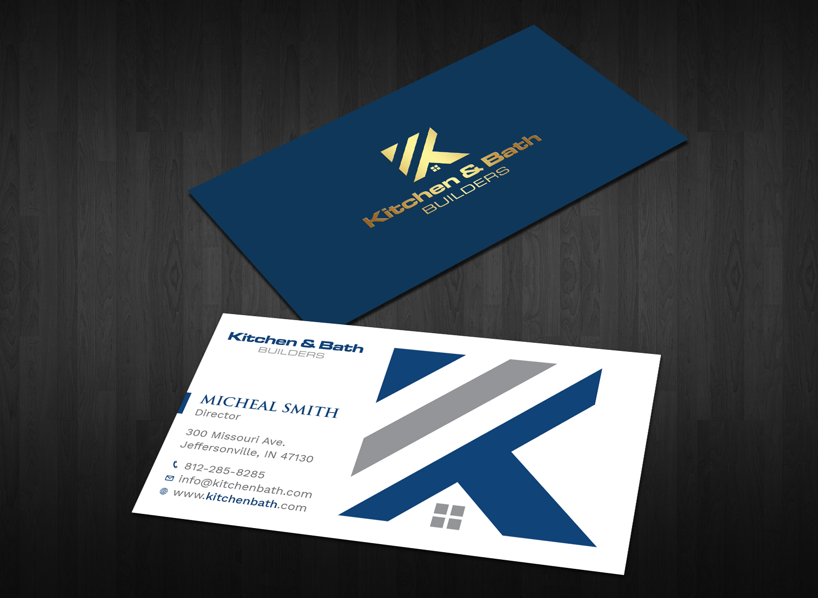 Visitenkarten-Design von Tripti Ranjan Gain für Kitchen and bath builders | Design #23478390