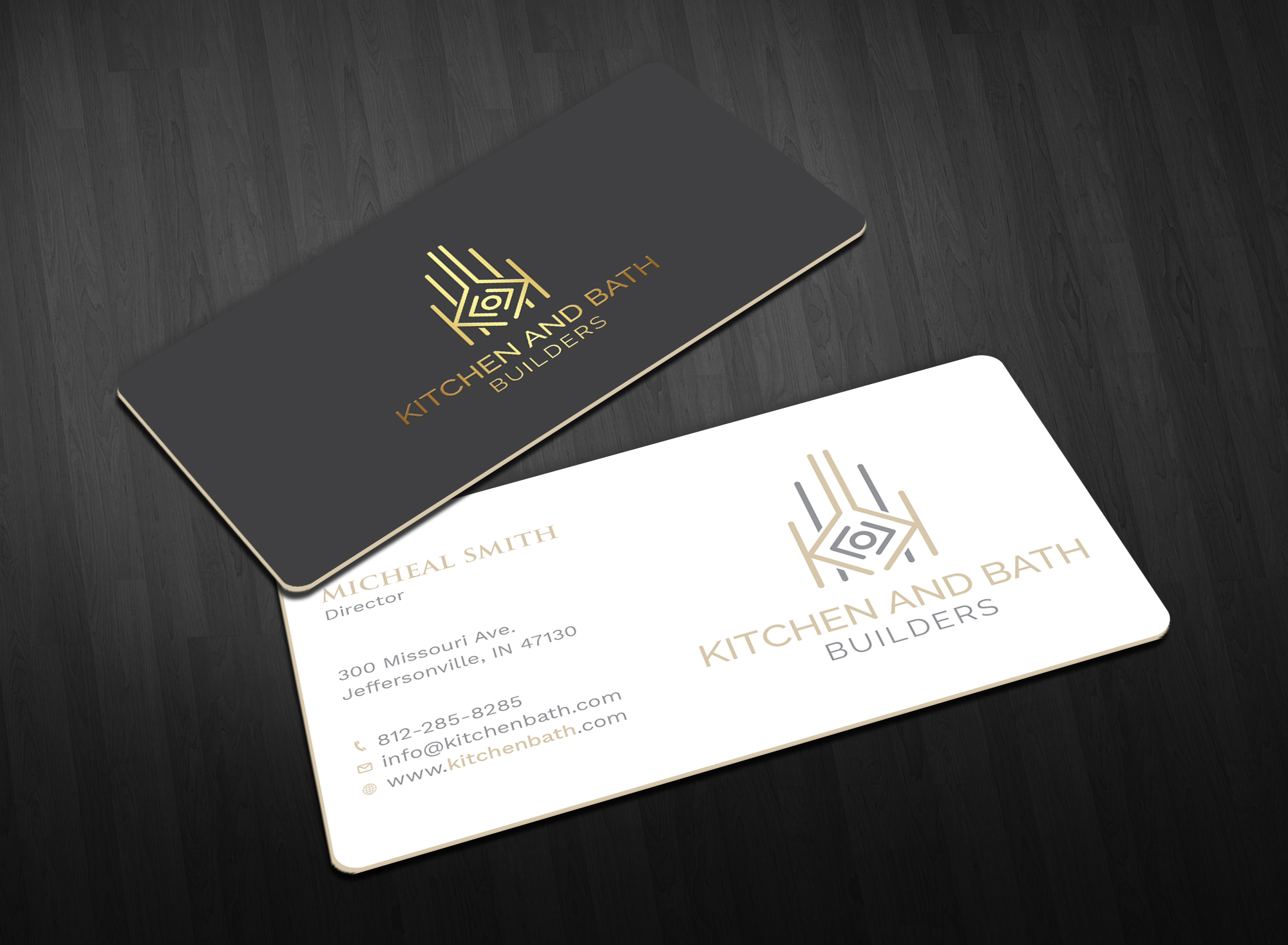 Business Card Design by Tripti Ranjan Gain for Kitchen and bath builders | Design #23479046