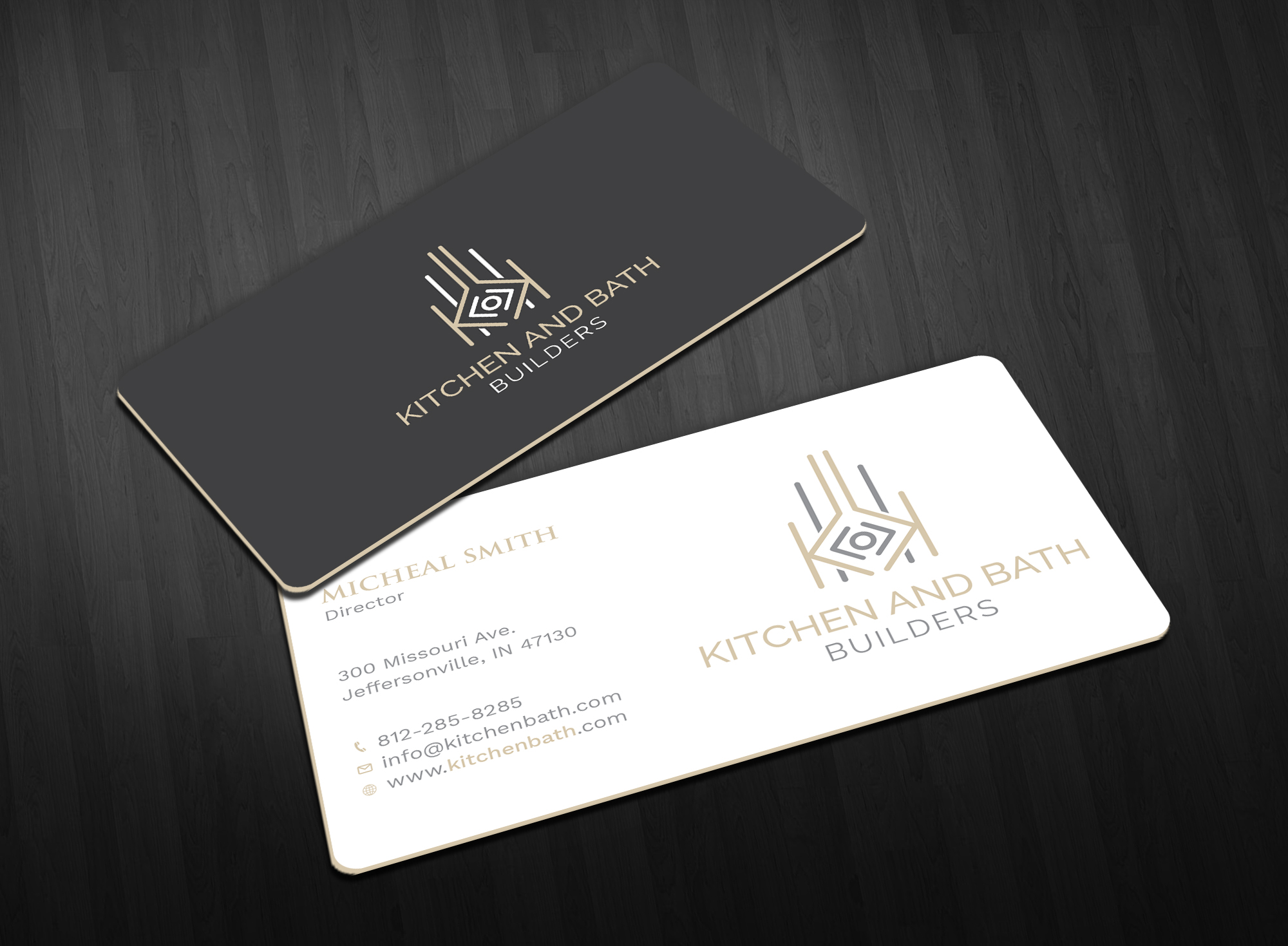 Business Card Design by Tripti Ranjan Gain for Kitchen and bath builders | Design #23479047