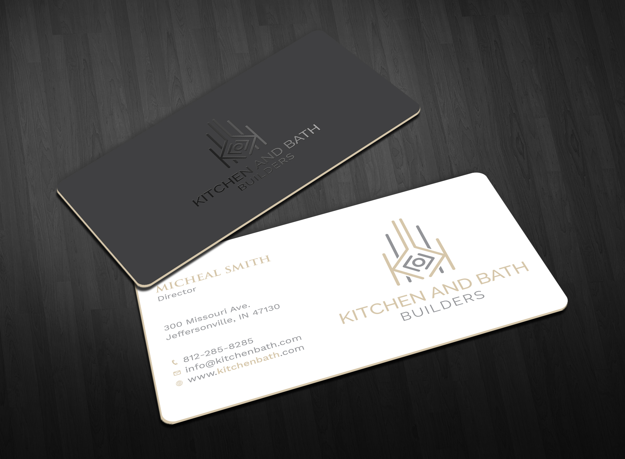Business Card Design by Tripti Ranjan Gain for Kitchen and bath builders | Design #23479048