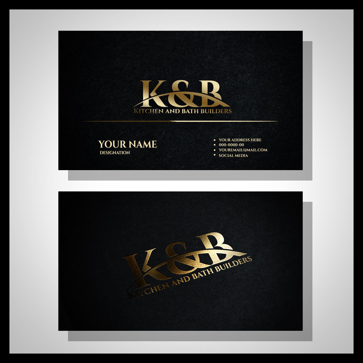Business Card Design by USIAD ANAS for Kitchen and bath builders | Design #23459242