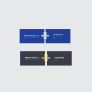 Business Card Design by Iracan Arts for Kitchen and bath builders | Design #23478020