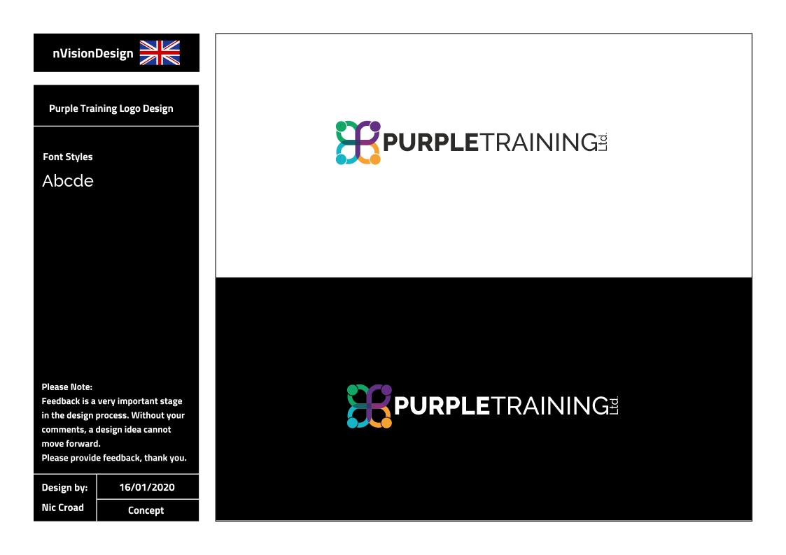 Diseño de Logo por nvisiondesign.co.uk para Purple Training Ltd | Diseño #23467833