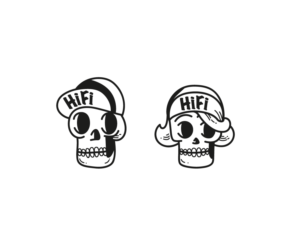 No Need for Words Except for the HiFi on the brim of the hat.  | Logo Design by rum