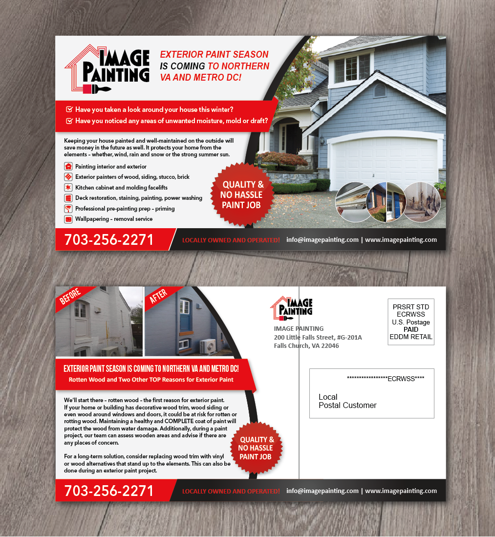 Postcard Design by alex989 for this project | Design #23478947