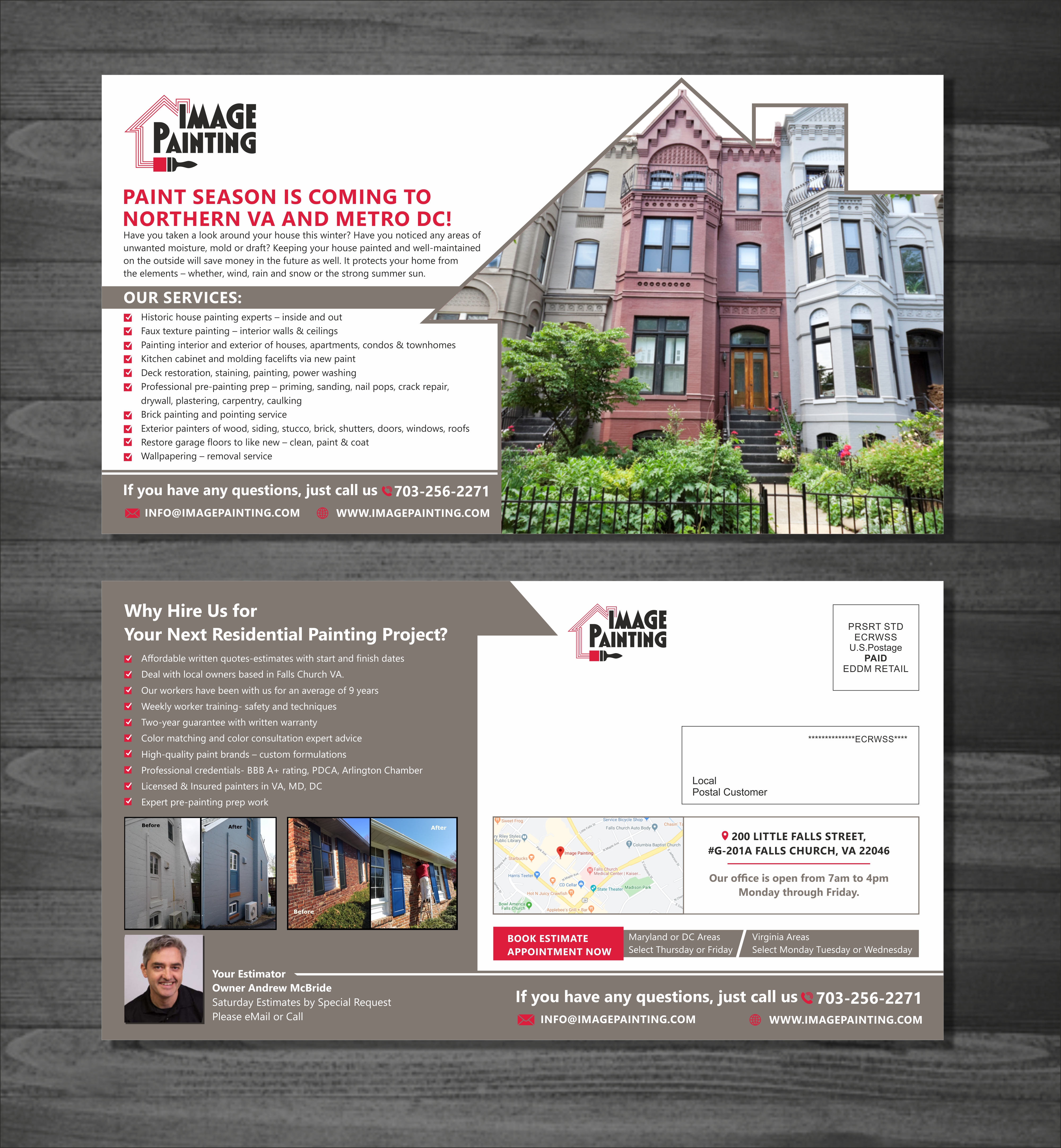 Postcard Design by Fine Graphics House for this project | Design #23509613