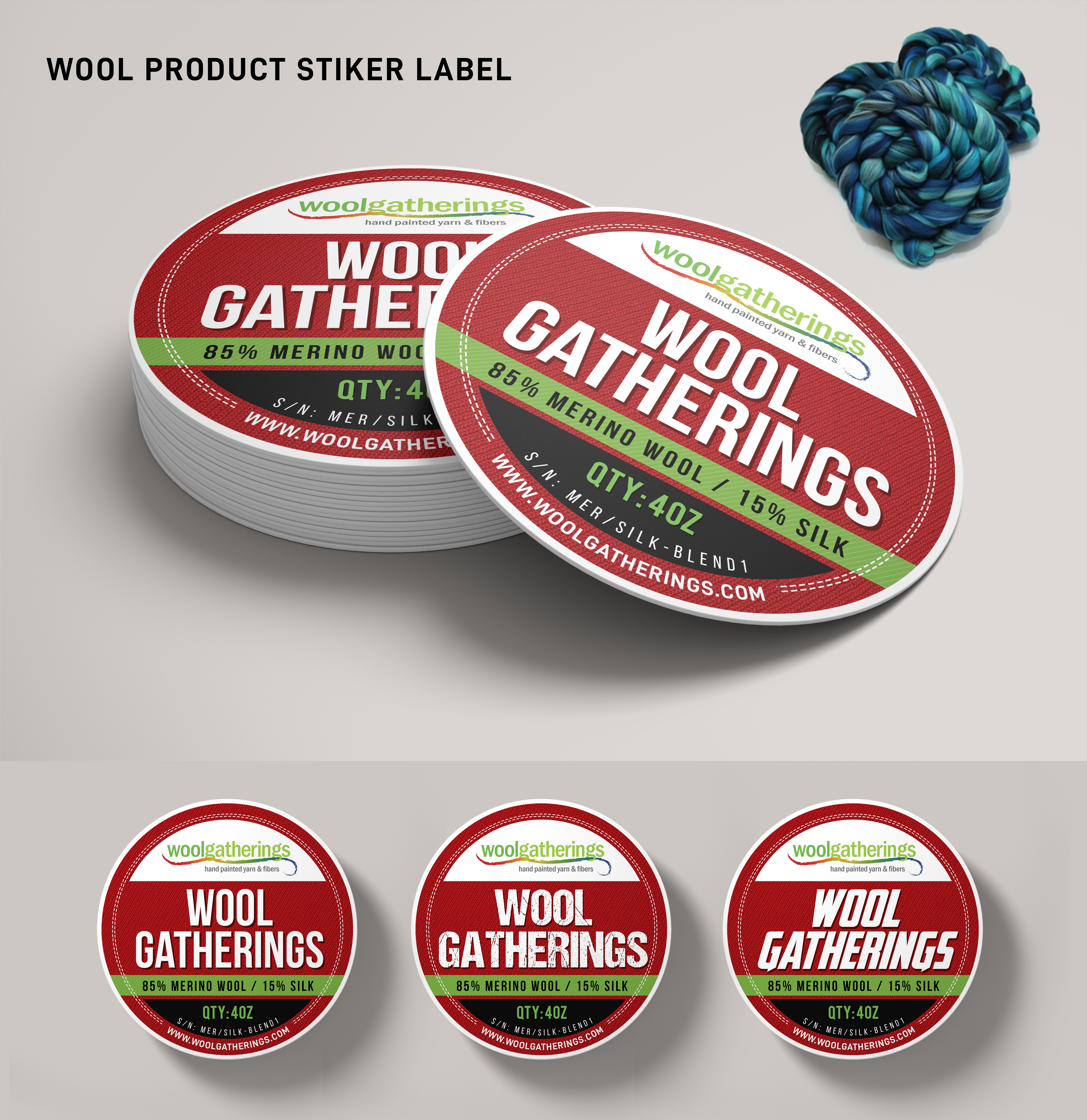 Diseño de Empaque por SAI DESIGNS para Woolgatherings | Diseño #23514691