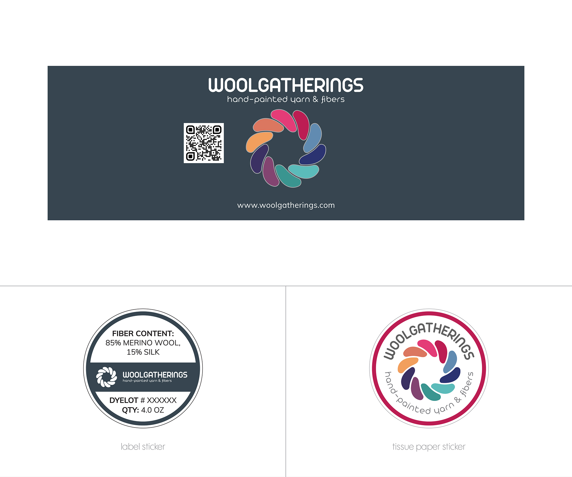 Packaging Design by KLT63 for Woolgatherings | Design #25252483