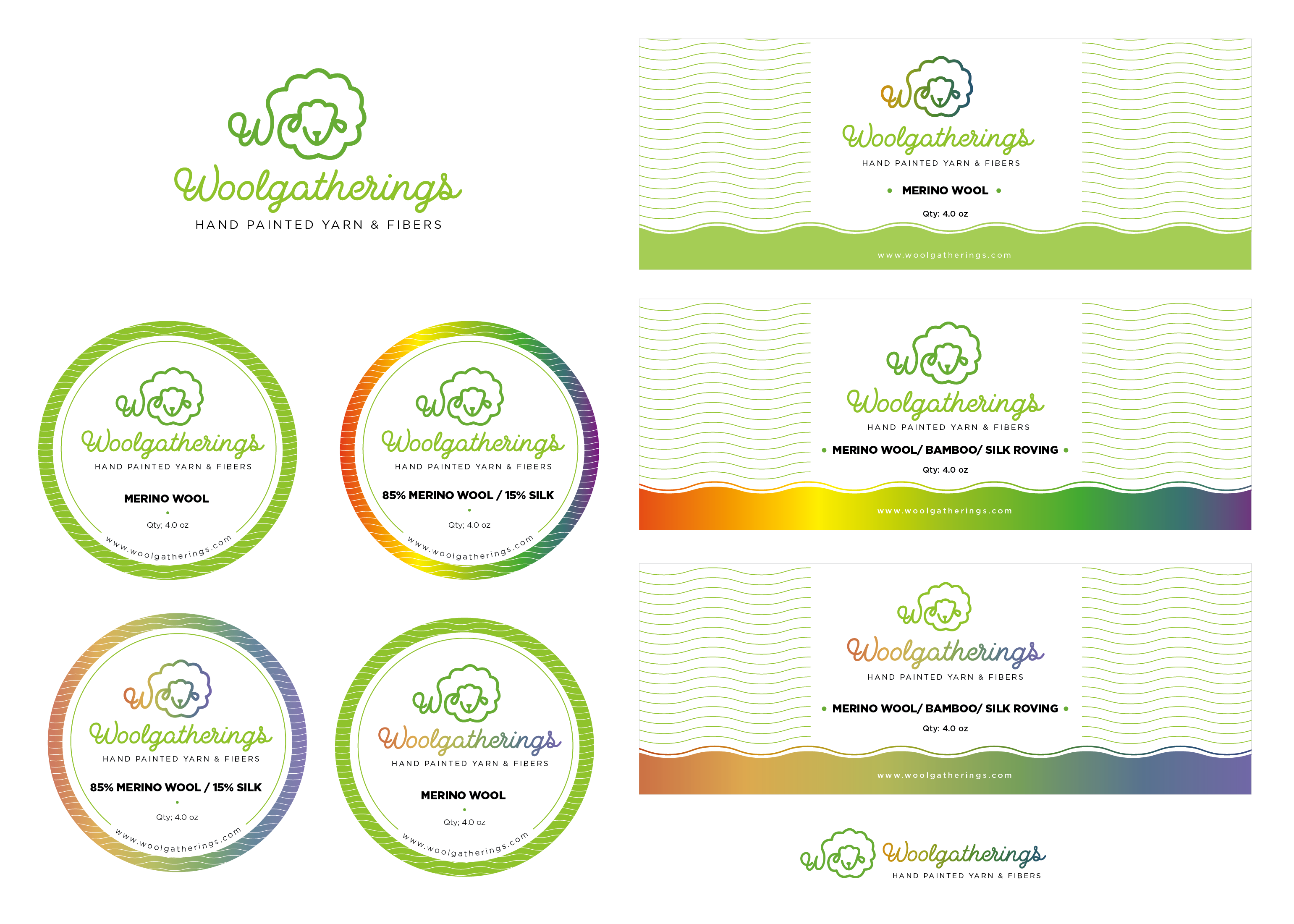 Packaging Design by 68_Design for Woolgatherings | Design #23508366