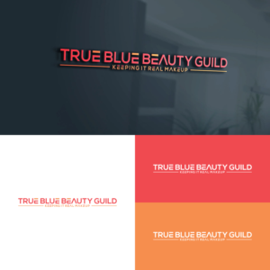 True Blue Beauty Guild: Keeping It Real Makeup | Logo Design by tejo