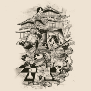 T-shirt Design by cadzart