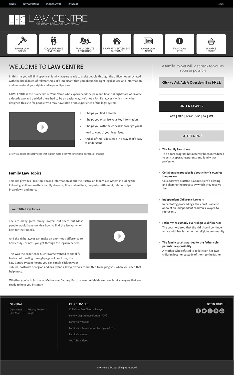 Web Design by dhaval170 for this project | Design #2990058