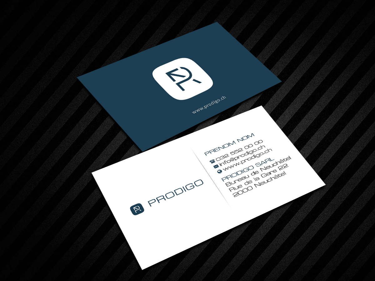 Business Card Design by Creations Box 2015 for Prodigo Sàrl | Design #23469727