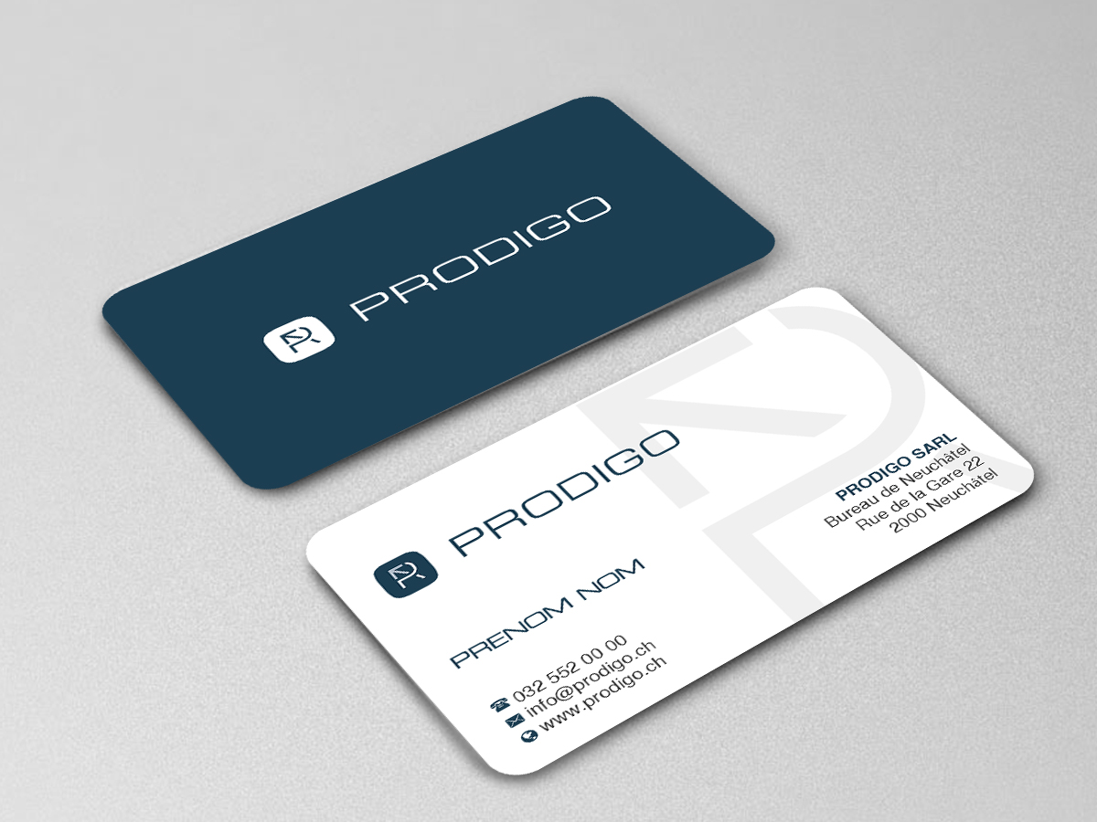 Business Card Design by Creations Box 2015 for Prodigo Sàrl | Design #23469733