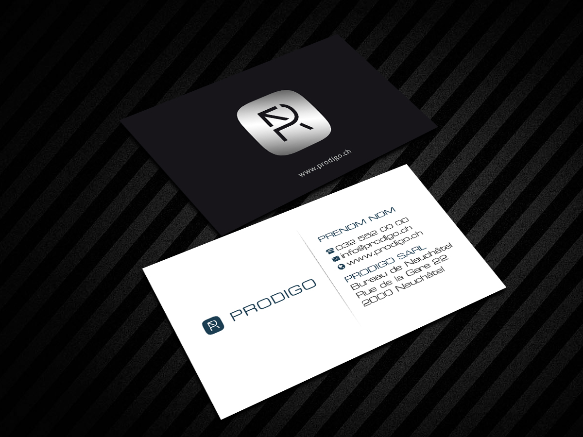 Business Card Design by Creations Box 2015 for Prodigo Sàrl | Design #23469734