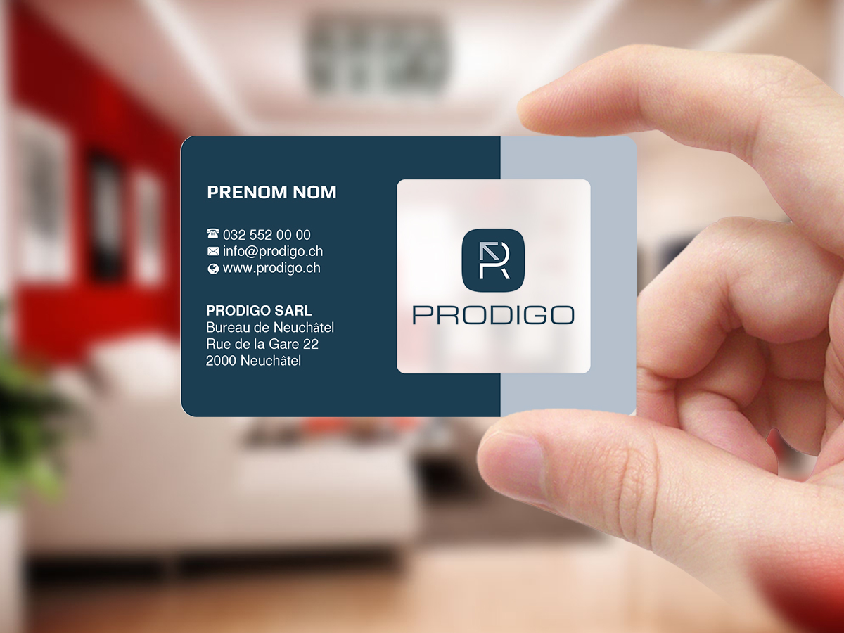 Visitenkarten-Design von Creations Box 2015 für Prodigo Sàrl | Design #23474846