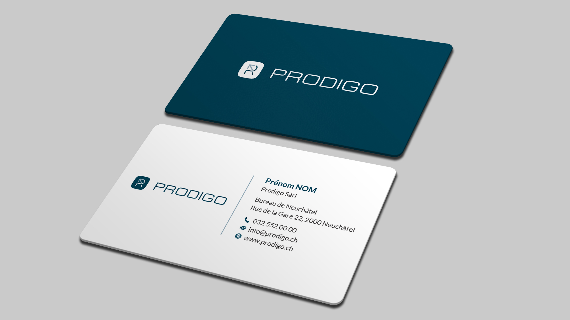 Visitenkarten-Design von T.R für Prodigo Sàrl | Design #23468034