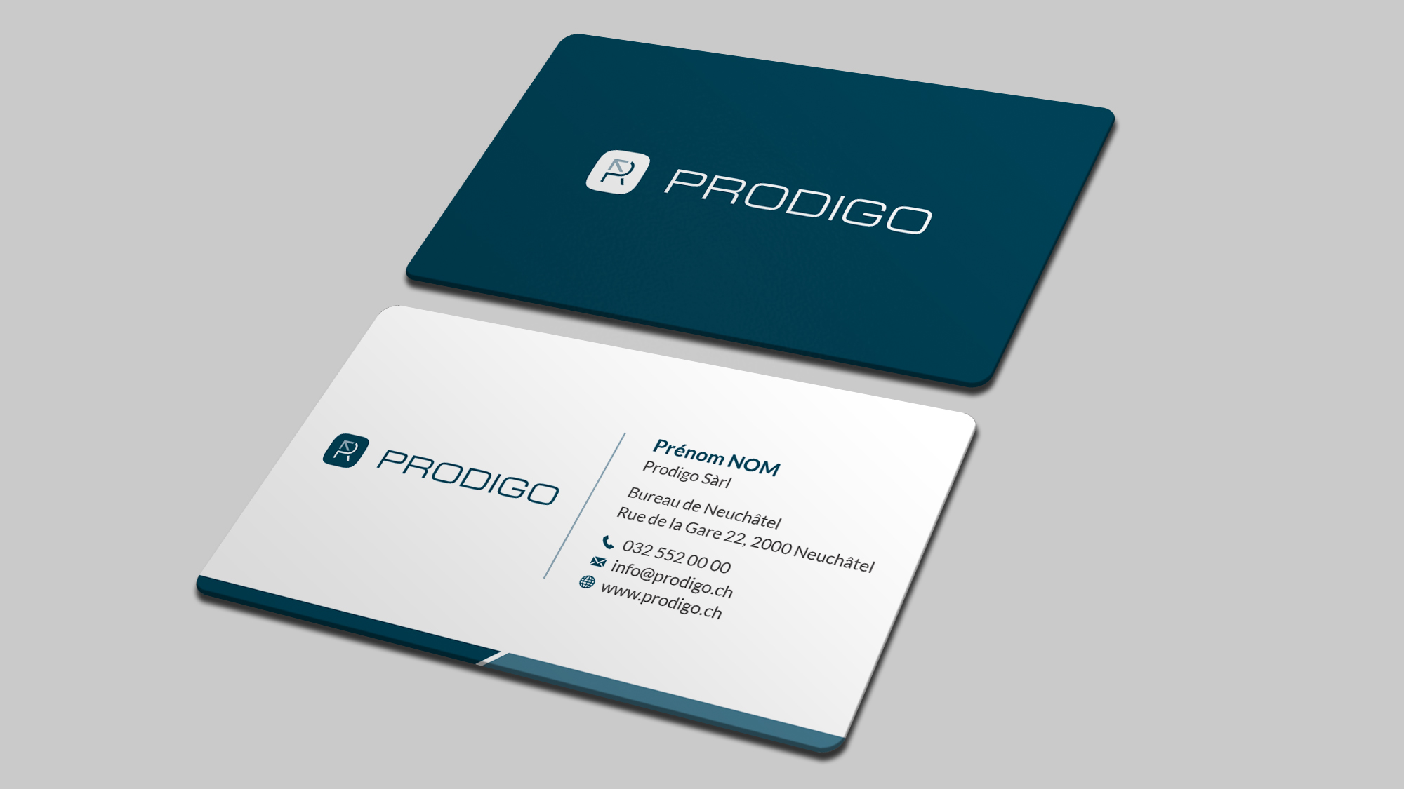 Visitenkarten-Design von T.R für Prodigo Sàrl | Design #23468070