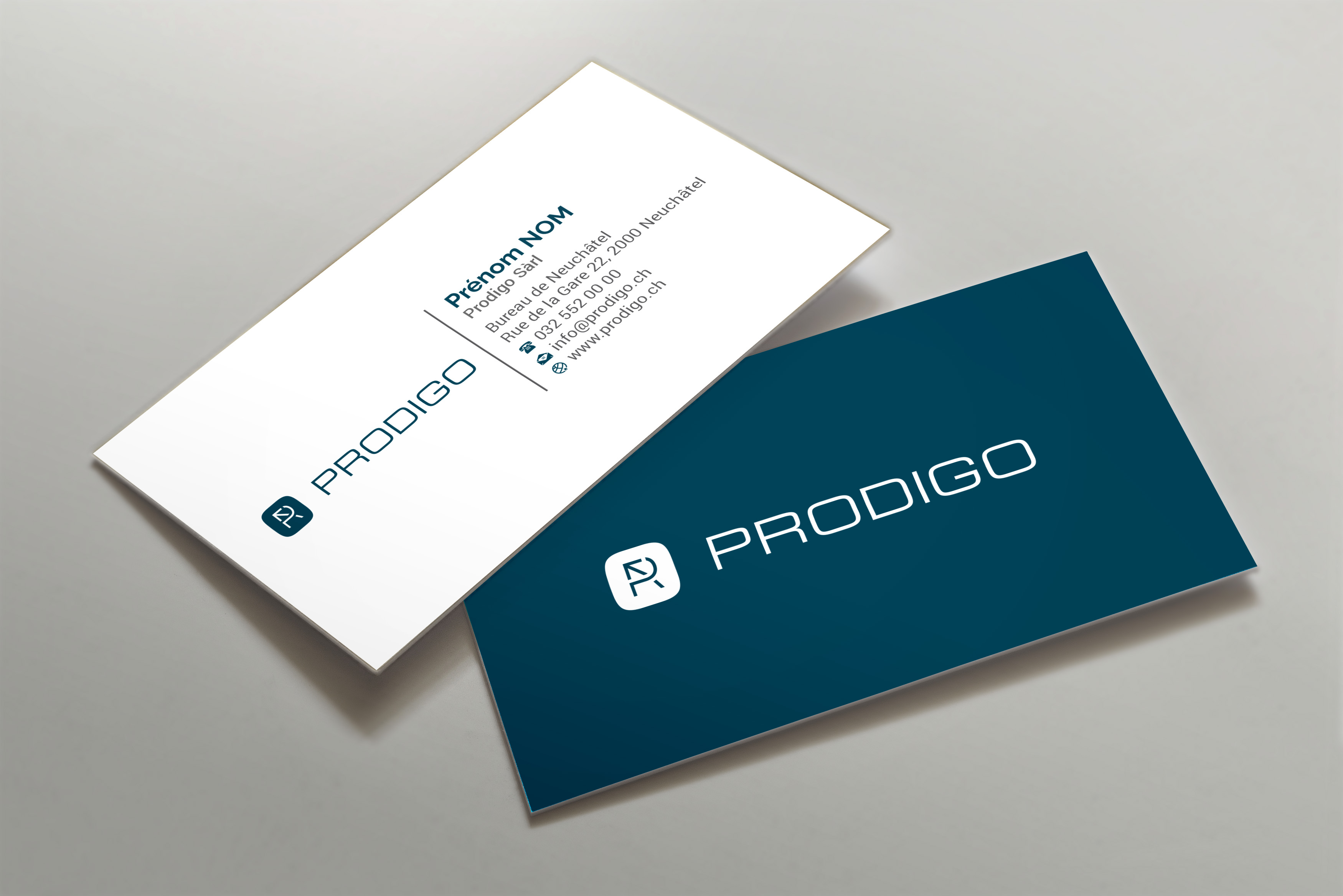Business Card Design by R.design for Prodigo Sàrl | Design #23464937